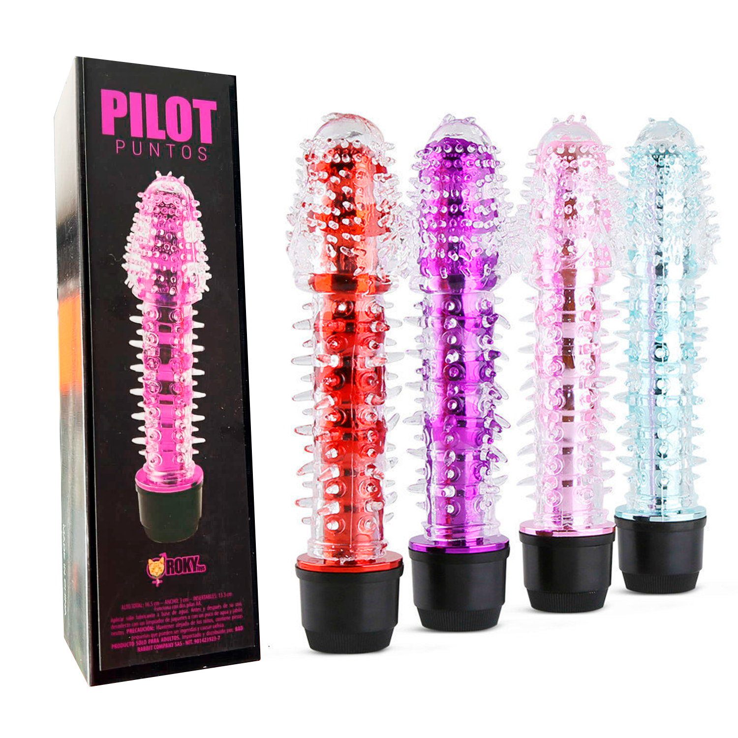 Vibrador Pilot con Funda de Puntos - Image 4