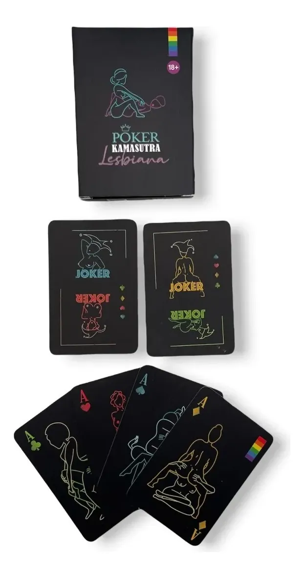 Juego de Cartas Poker Kamasutra Lesbian - Image 2