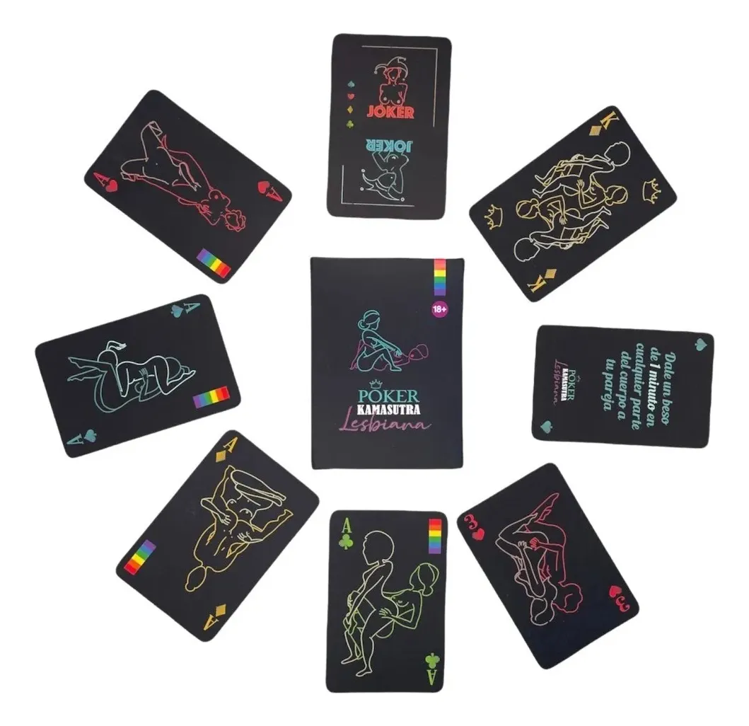 Juego de Cartas Poker Kamasutra Lesbian - Image 3