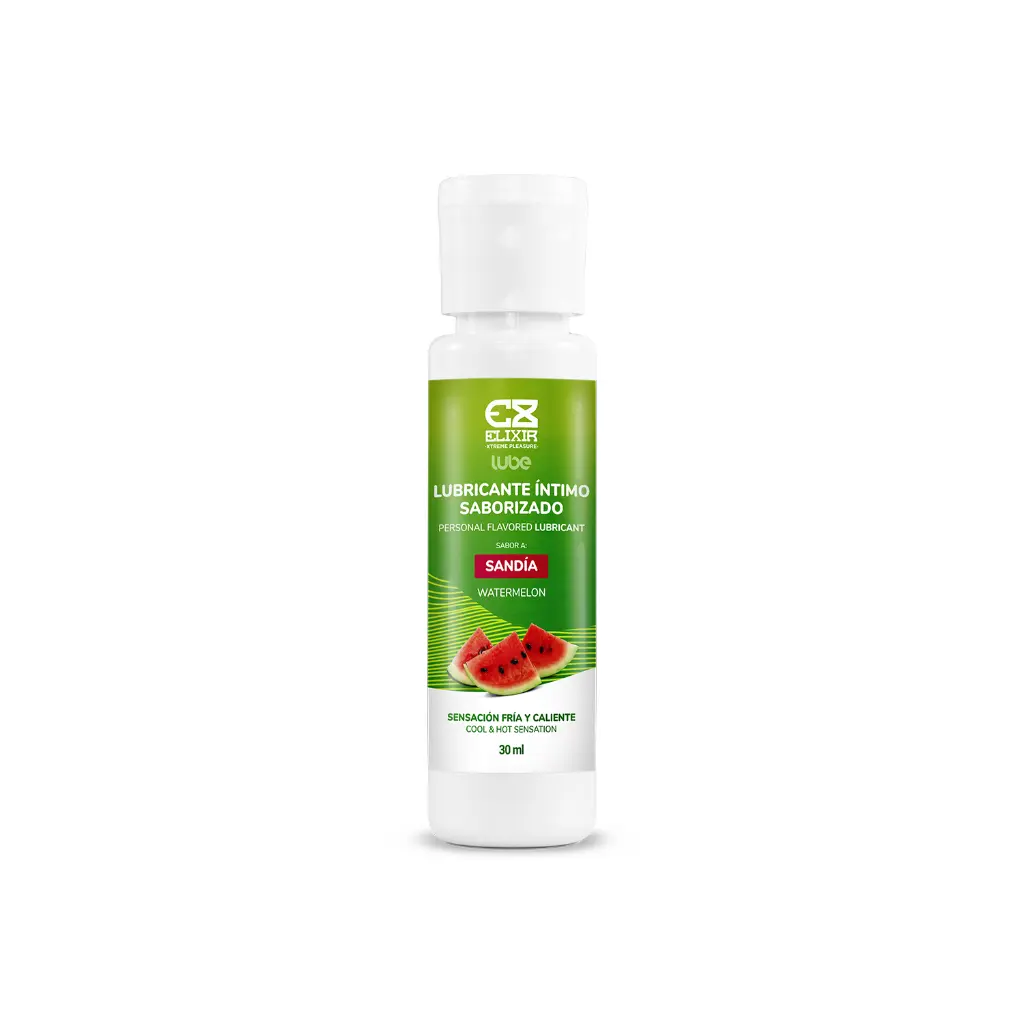 Lubricante Saborizado Sensación Caliente Elixir Sandía 30 ml - Image 2