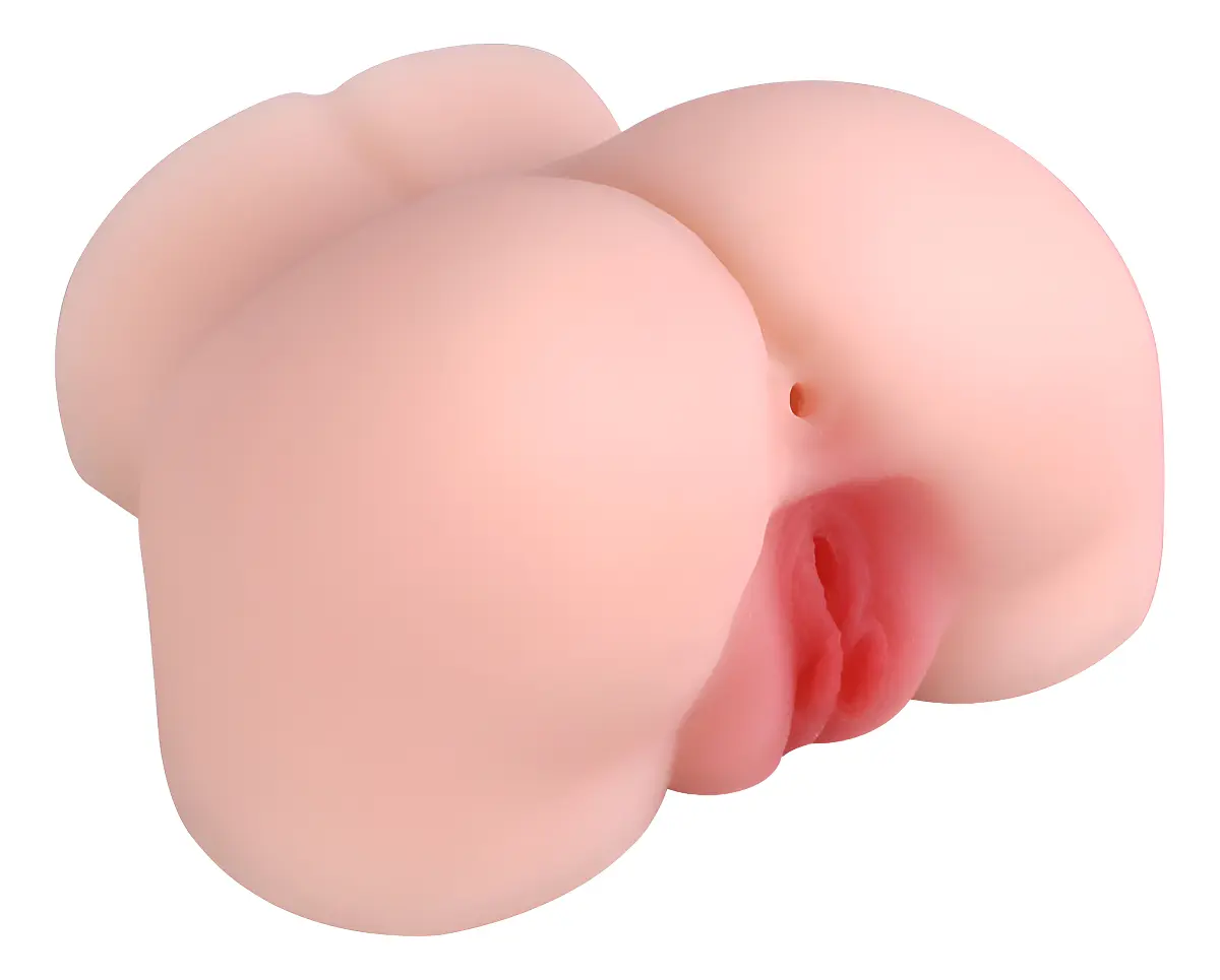 masturbador ano y vagina de silicona texturizado