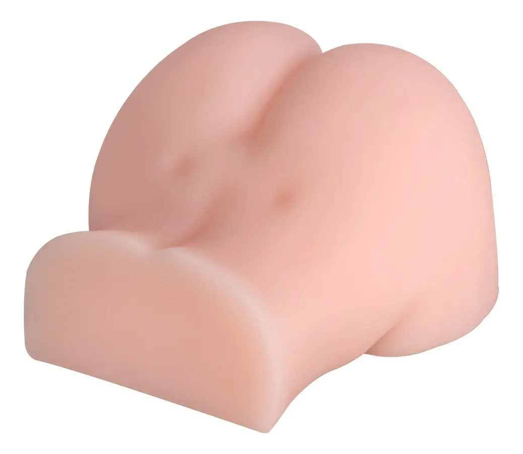 masturbador ano y vagina de silicona dorso
