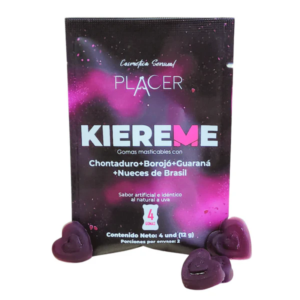 Sachet de Gomitas Kiereme de Borojó y Chontaduro para la vitalidad en pareja