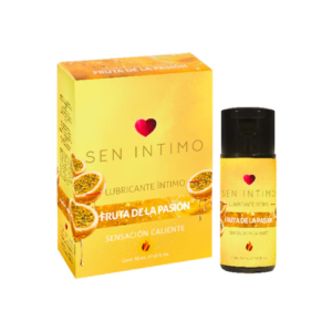Lubricante íntimo efecto caliente Sen Íntimo sabor maracuyá de 30 ml