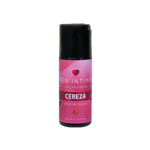 Lubricante Íntimo Caliente Sabor Cereza de Sen Íntimo