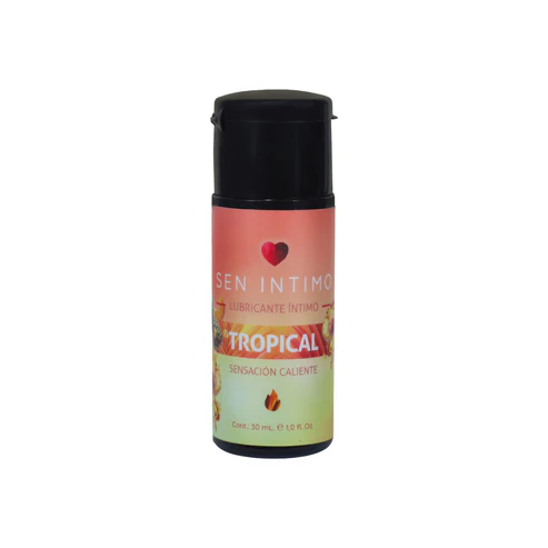 Lubricante íntimo caliente Tropical Sen Íntimo botella